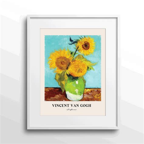 Vincent van Gogh's Sunflowers Exhibition Wall Art – Nook At You
