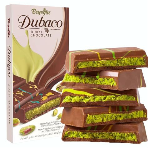 Beyoglu Dubai Chocolate Bar Pistachio Knafeh with Kataifi, 7 oz (200g ...