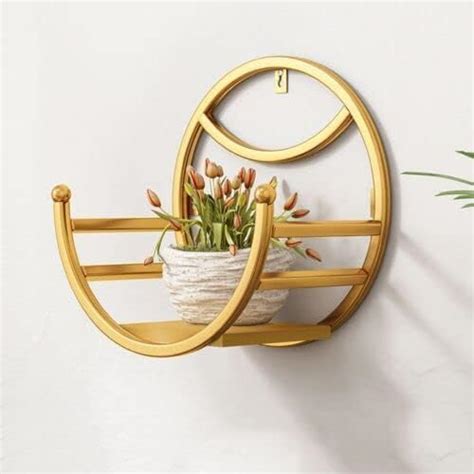 AR International Wall Mounted Hanging Planter Rack Plant Basket Flower ...
