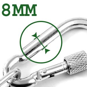 RvPaws Multi-Purpose Safty Hook Heavy Duty Carabiner Clips Rust-Proof ...