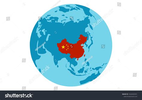 world map highlighting china