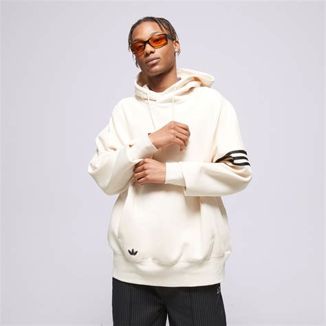 ADIDAS MIKINA S KAPUCŇOU NEW C HOODIE HM1870 | farba BIELA | Módne Mikiny. Muži Oblečenie eshop ...