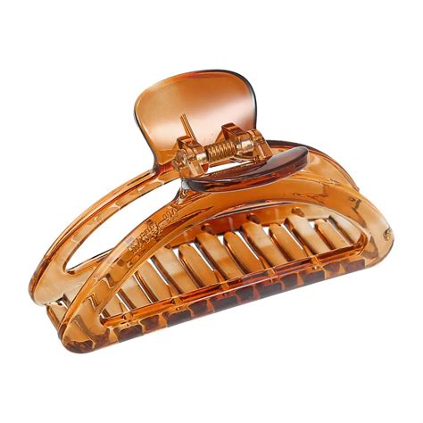 Claw Clip Hair Accessories No Slip Plastic Brown for Women Girls Hair ...