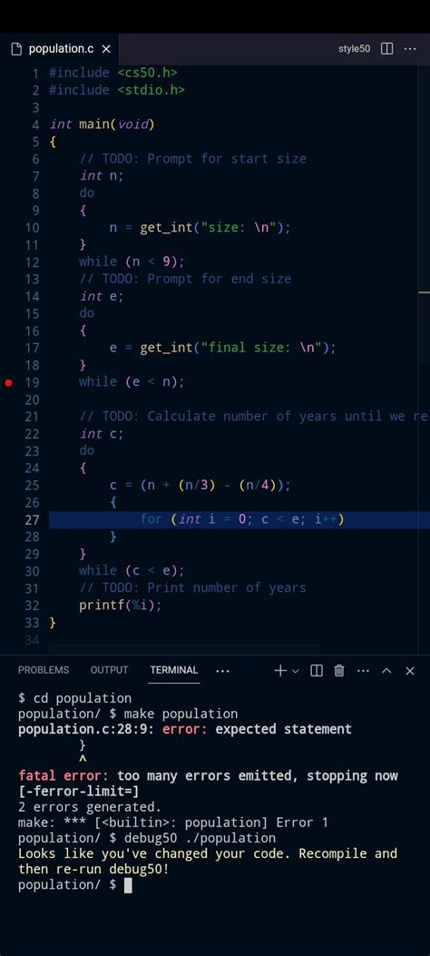 Image result for Debug Code 50