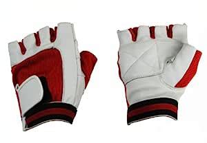 Glove Guys Half Finger Gloves (Cherry Red, Large) : Amazon.in: Car ...