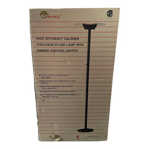 Halogen Torchiere Floor Lamp