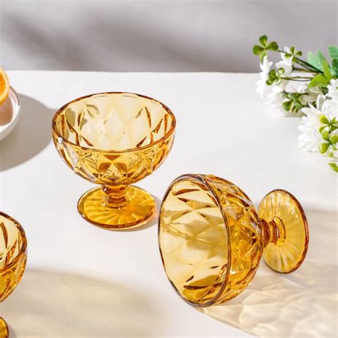 Dessert Serving Glass Set Of 6 300 ml Online - Premium Dessert Glass ...