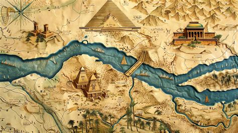 Premium Photo | This is an illustration of a detailed map of ancient ...