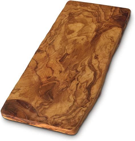 Amazon.com: Live Edge Olive Wood Cutting Board 16"l X 6.75"w X 0.75"th ...