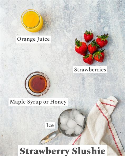 Strawberry Slushie - A Couple Cooks