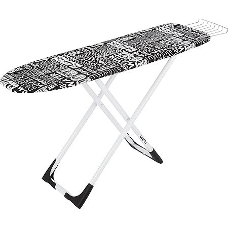 Amazon Brand - Solimo Wooden Ironing Board/Table with Iron Holder ...