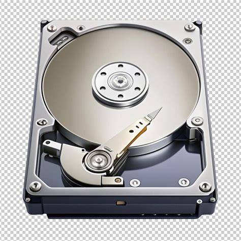 Flat design hard drive with cover isolated on transparent background ...