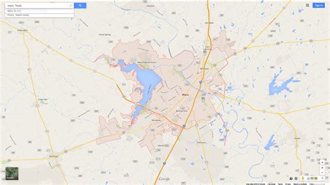 Waco, Texas Map