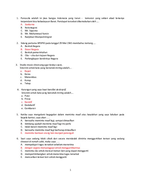 Contoh Soal TKD: Persiapan Tes Kompetensi Dasar
