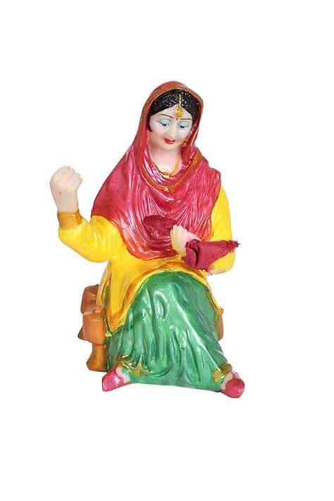 Buy BS Handicrafts Punjabi Traditional Women Statue Cultural Figurine ...