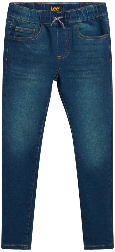 Lee Boys' Jeans - Pull On Tapered Fit Comfort Stretch Knit Denim Jeans ...