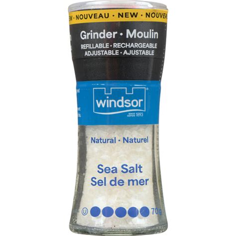 Buy Windsor Natural Sea Salt Grinder 70 g | Sobeys Inc.