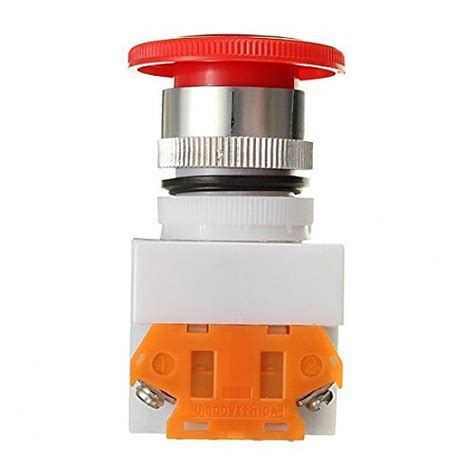 LAY37 02ZS 2 Normally Closed Self-Locking 22mm Mushroom Head Emergency ...