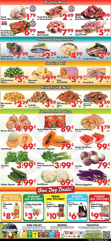 Weekly Ad — Valley Marketplace