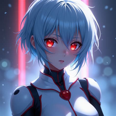 Rei Ayanami Neon Genesis Evangelion Artwork | Stable Diffusion Online