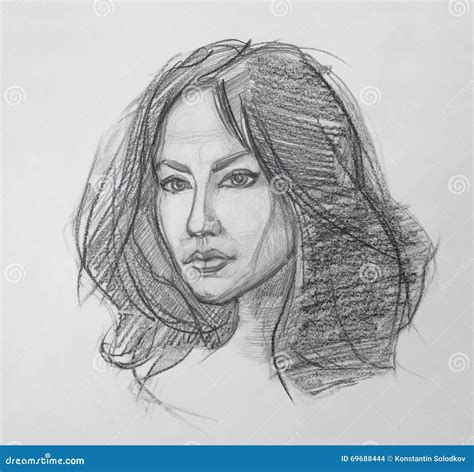 Pencil Drawings Female Sketches - pencildrawing2019
