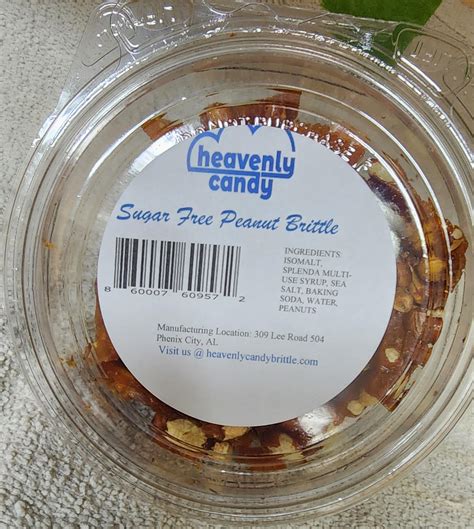 Amazon.com : Peanut Brittle Sugar Free - Sugar Free Peanut Brittle ...