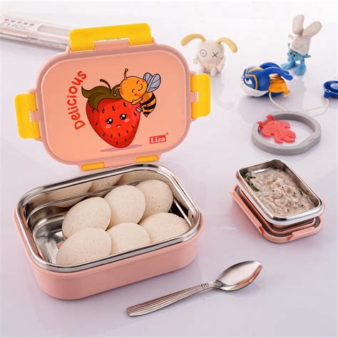 Buy Nabhya Little Surprise Insulated Stainless Steel Tiffin Box for ...