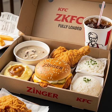 Kfc Zinger Menu With Prices & Calories 2026