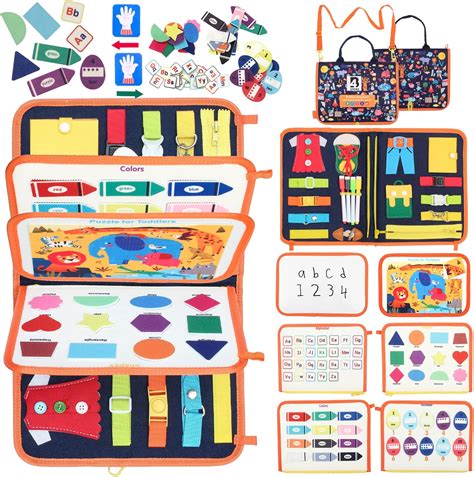 4B Store 9-in-1 Montessori Busy Board for Toddlers 3 India | Ubuy