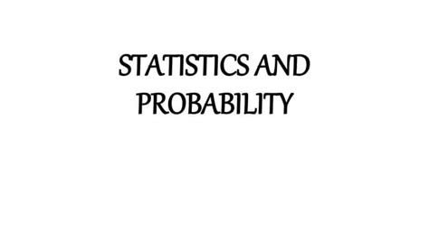 Probability Statistics 的图像结果