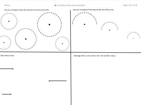 Image result for How to Draw a Circle Using a Compass