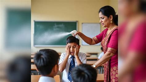 Mumbai: Nallasopara Teacher Sprays Colin On 8-Year-Old Student's ...
