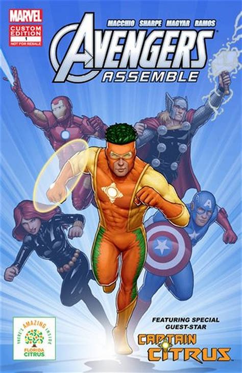 Marvel redesigns Florida's Captain Citrus Mascot