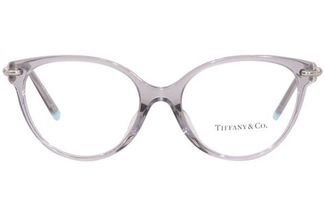 Tiffany & Co. TF2217F 8270 Eyeglasses Women's Crystal Grey/Silver Full ...