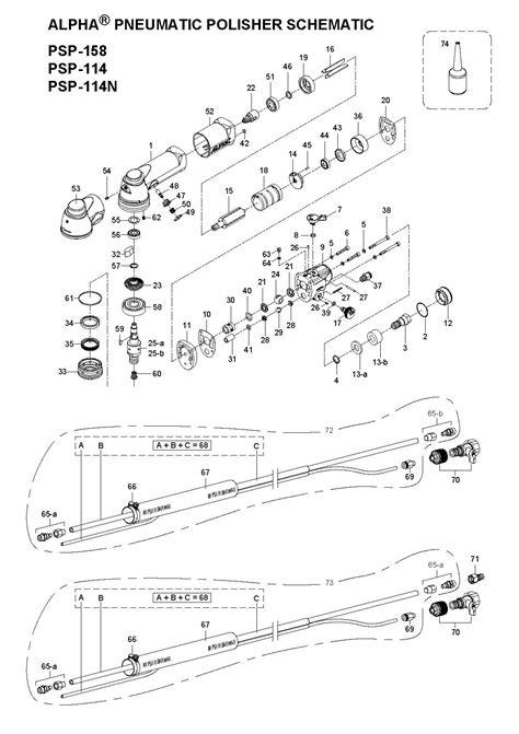 Alpha Professional Tools® :: PSP-158/114/114N Spare Parts