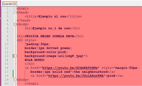 Ejemplo Simple HTML Y CSS 的图像结果