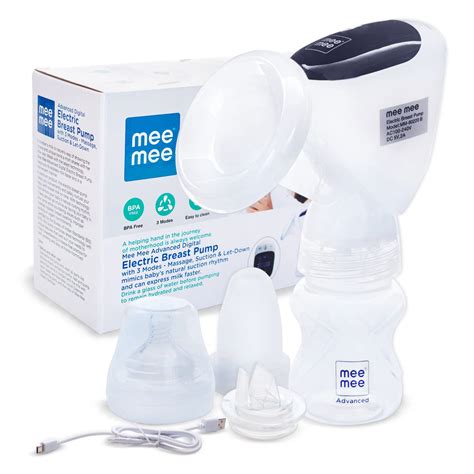 Buy Mee Mee Advanced Digital Electric Breast Pump - 3 Modes for Gentle ...