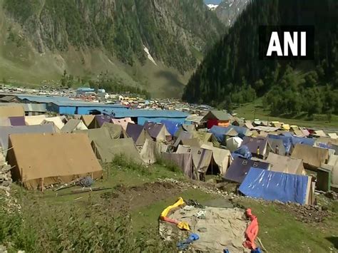 J-K: Installation of tents gets final touch as Amarnath Yatra set to ...