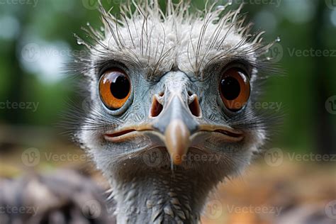 Funny Ostrich Face