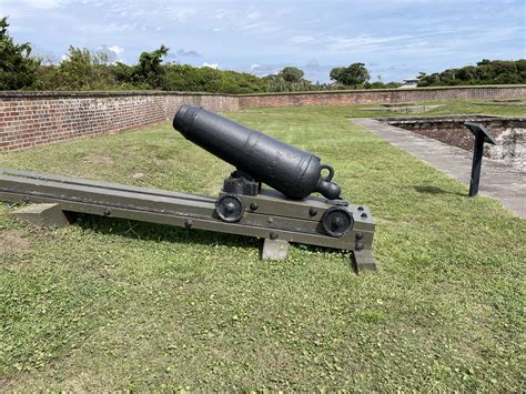 The 32-Pounder Carronade at Fort Macon — Santee1821: Naval Artifacts ...