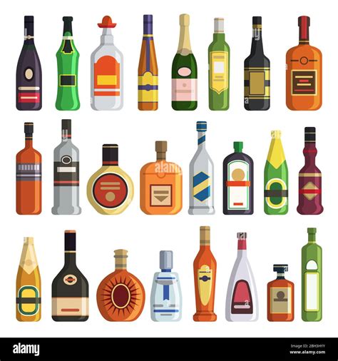 Vodka bottle vector vectors hi-res stock photography and images - Alamy