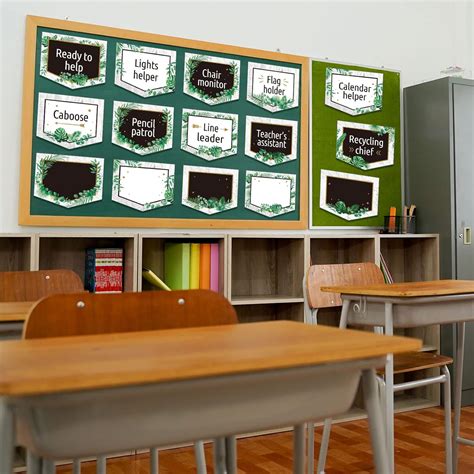 Buy 81 Pieces Classroom Jobs Bulletin Board Class Jobs Chart with Name ...