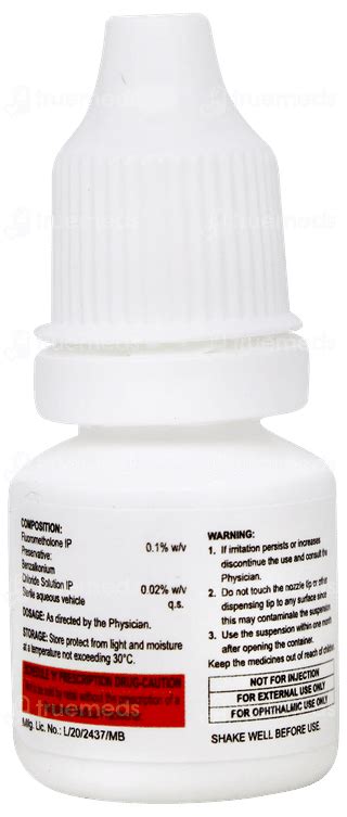 Flomested Eye Drops 5 Ml - Uses, Side Effects, Dosage, Price | Truemeds
