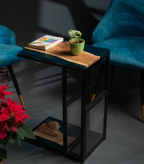 Acacia Wood & Epoxy Modern-Contemporary Refined Utility Accents