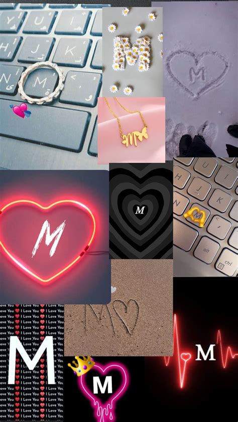 Check out Juliiacabb's Shuffles | A wallpaper letter love, M wallpaper letter aesthetic ...