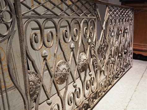 French, Period Louis XVI Wrought Iron Balcony Railing, circa 1785 at ...