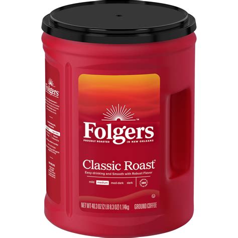 Folgers Classic Roast Ground Coffee, 40.3-Ounce - Walmart.com