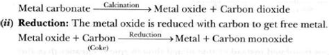 An ore gives carbon dioxide on treatment with dilute acid what step ...