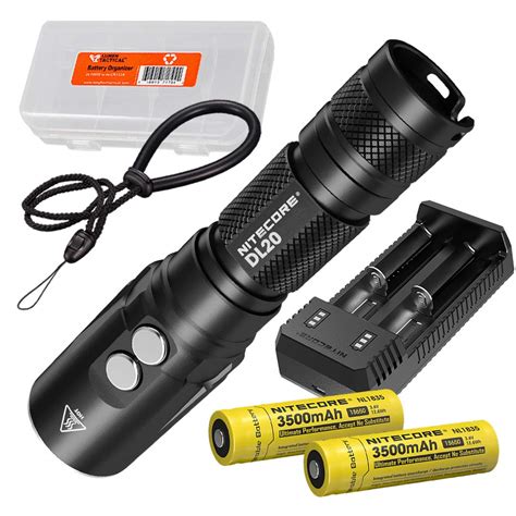 Nitecore DL20 100m Submersible 1000 Lumen Dive Light with Red Light and ...