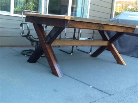 Image result for Build Outdoor Rustic Table